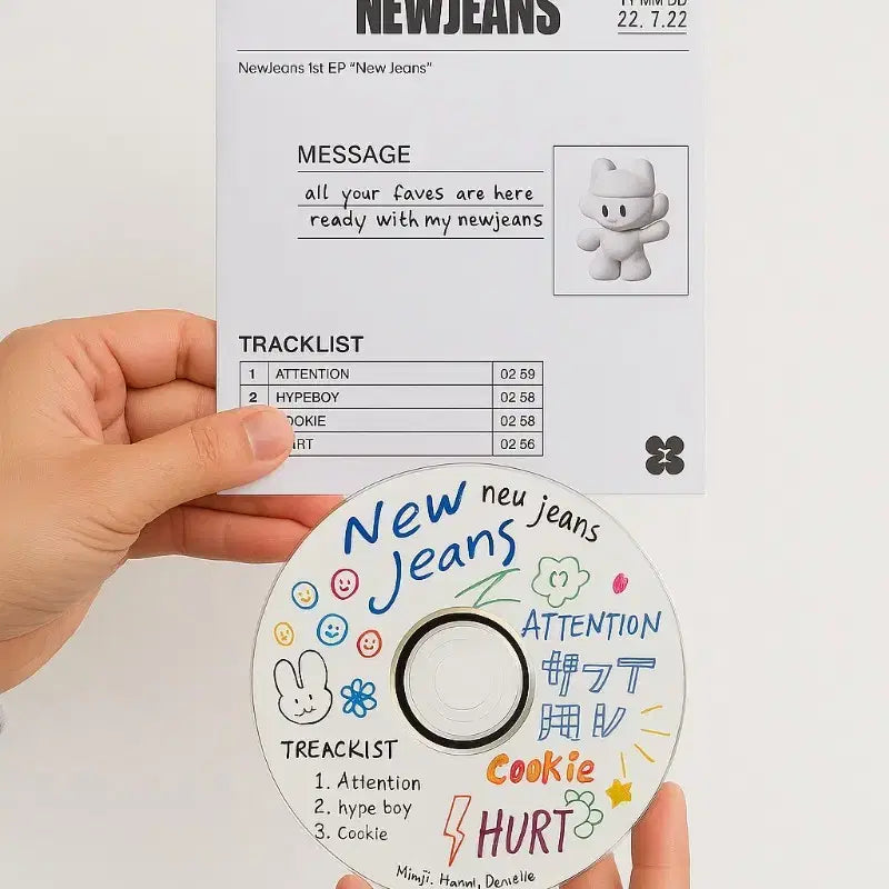 [한정판 싸인본] 뉴진스 1집 EP 가방 포카 앨범 풀박스