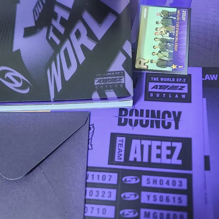 에이티즈 더월드 ep2 아웃로우 바운시 앨범 개봉