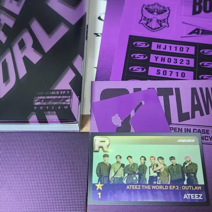 에이티즈 더월드 ep2 아웃로우 바운시 앨범 개봉