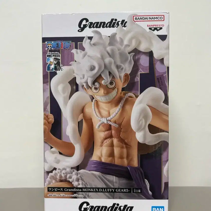 반다이 원피스 그란디스타 루피 기어5 피규어 미개봉 새상품