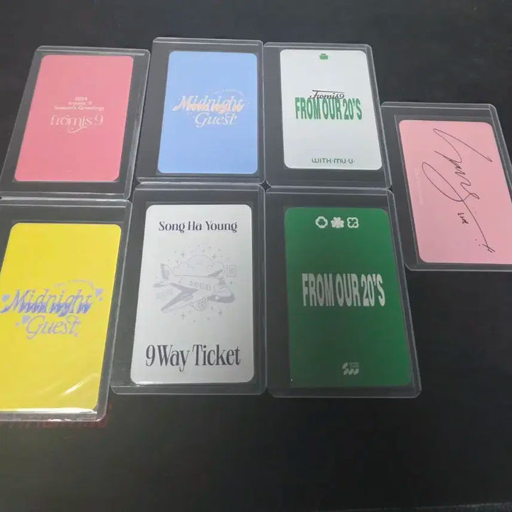 프로미스나인 송하영 포토카드 일괄