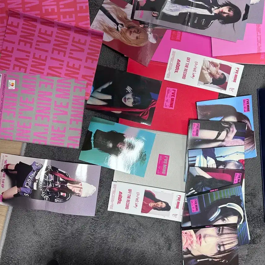 아이브 ive mine, i am앨범 포토카드, 포스터, cd, 스티커