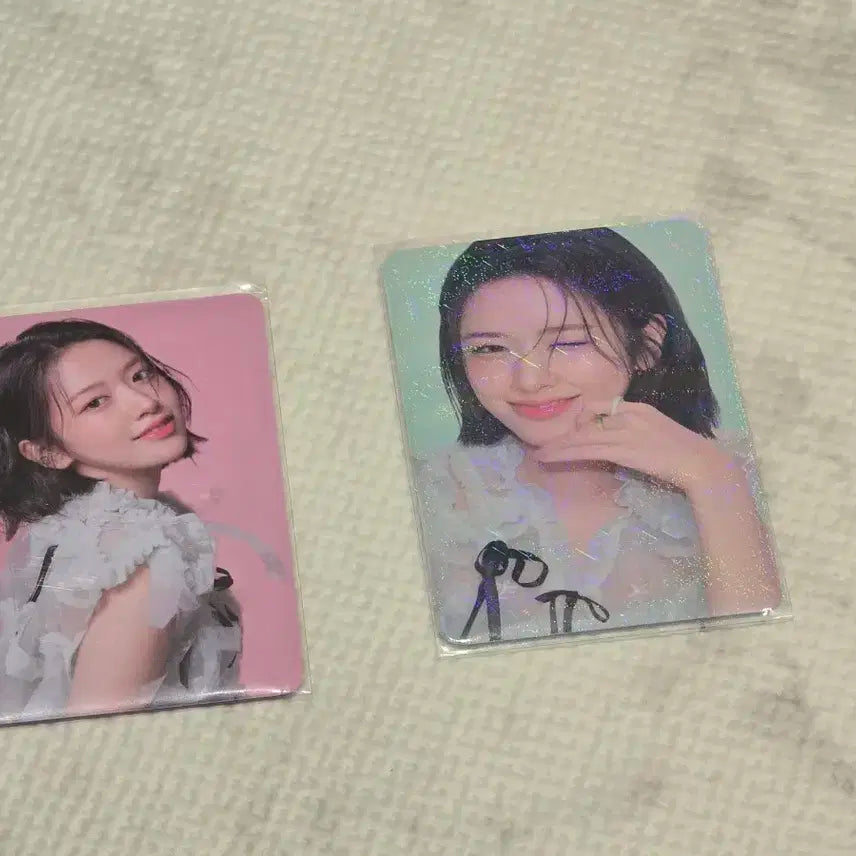 아이브 안유진 하나은행 달달팩토리 팝업 포카 2종 일괄