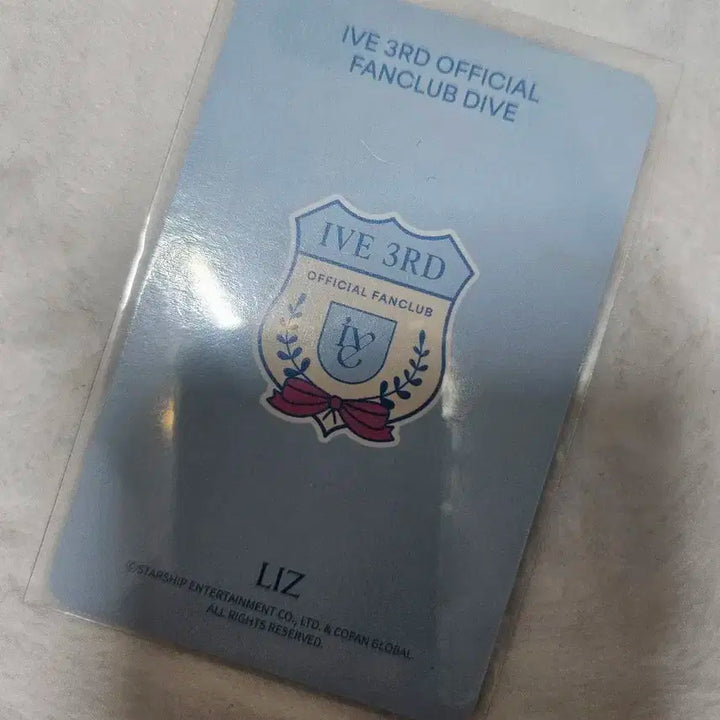 IVE아이브 DIVE다이브 3기 스카우트 -리즈-