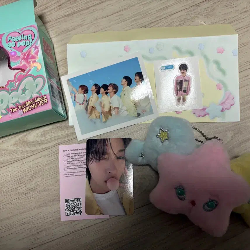 (단순개봉) 엔시티 위시 팝츄 리쿠 포카 양도