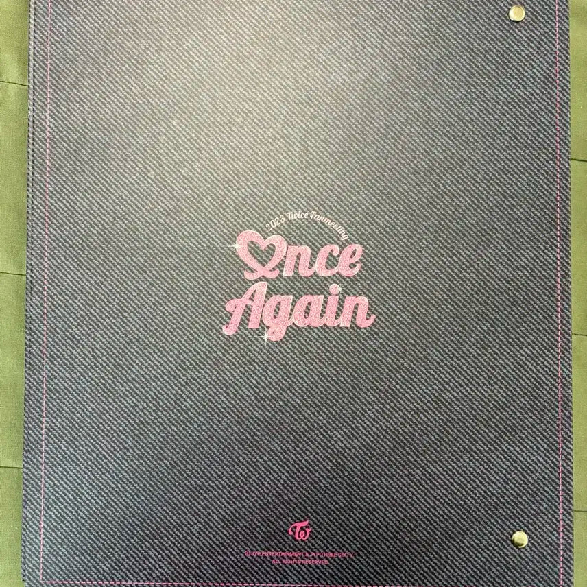 트와이스 2023 팬미팅 바인더