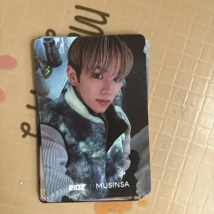 라이즈 무신사 포토카드