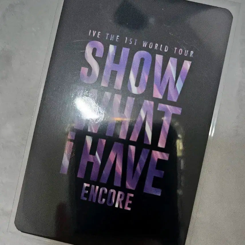 IVE아이브 월드투어콘서트포카 -리즈-