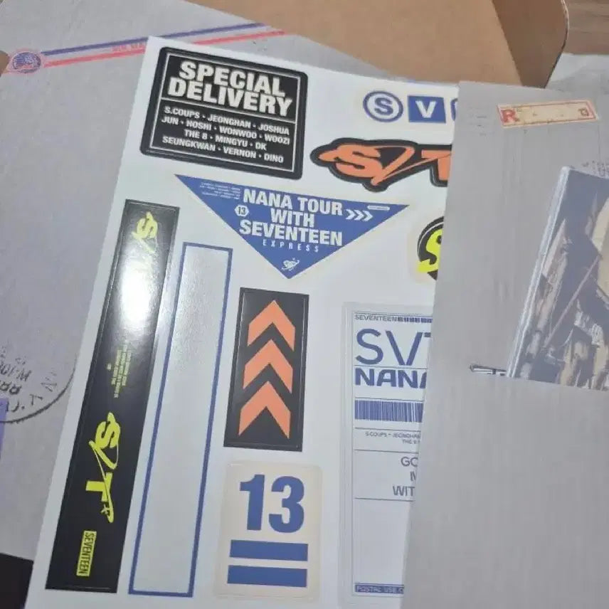 세븐틴 나나투어 패키지 앨범 풀구성+위버스 특전