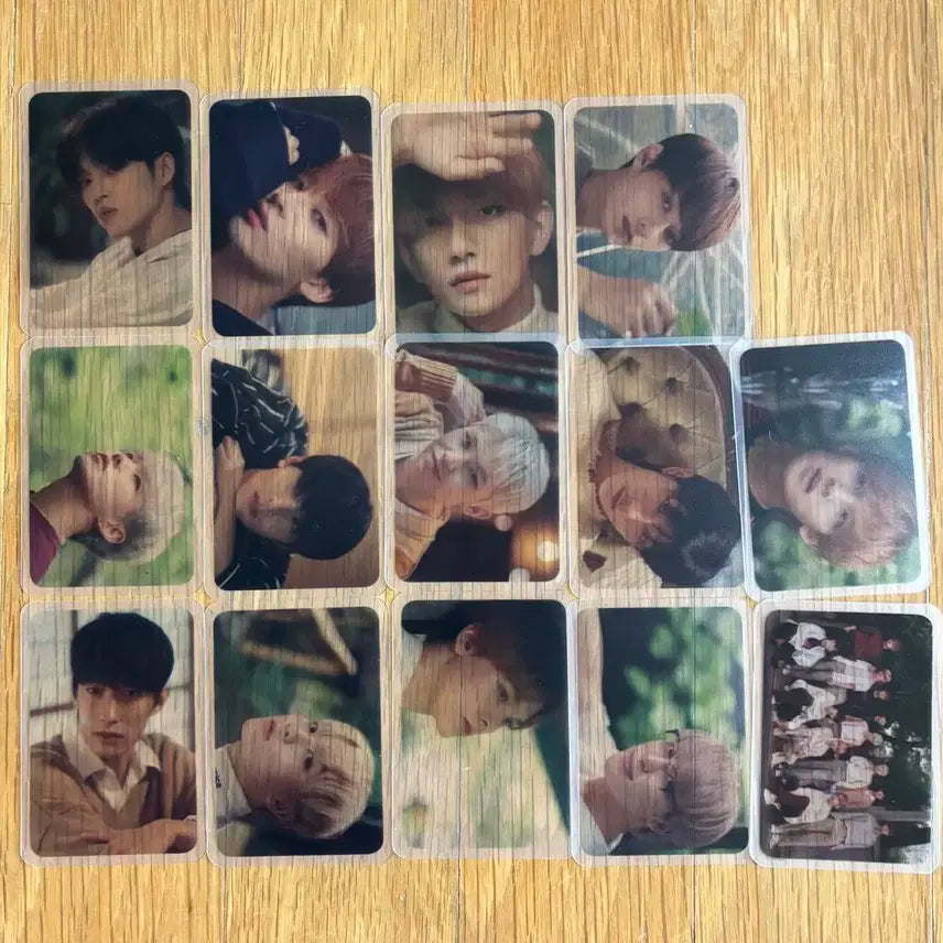 세븐틴 디아이콘 투명 포카 디아이콘 포토카드 일괄 양도