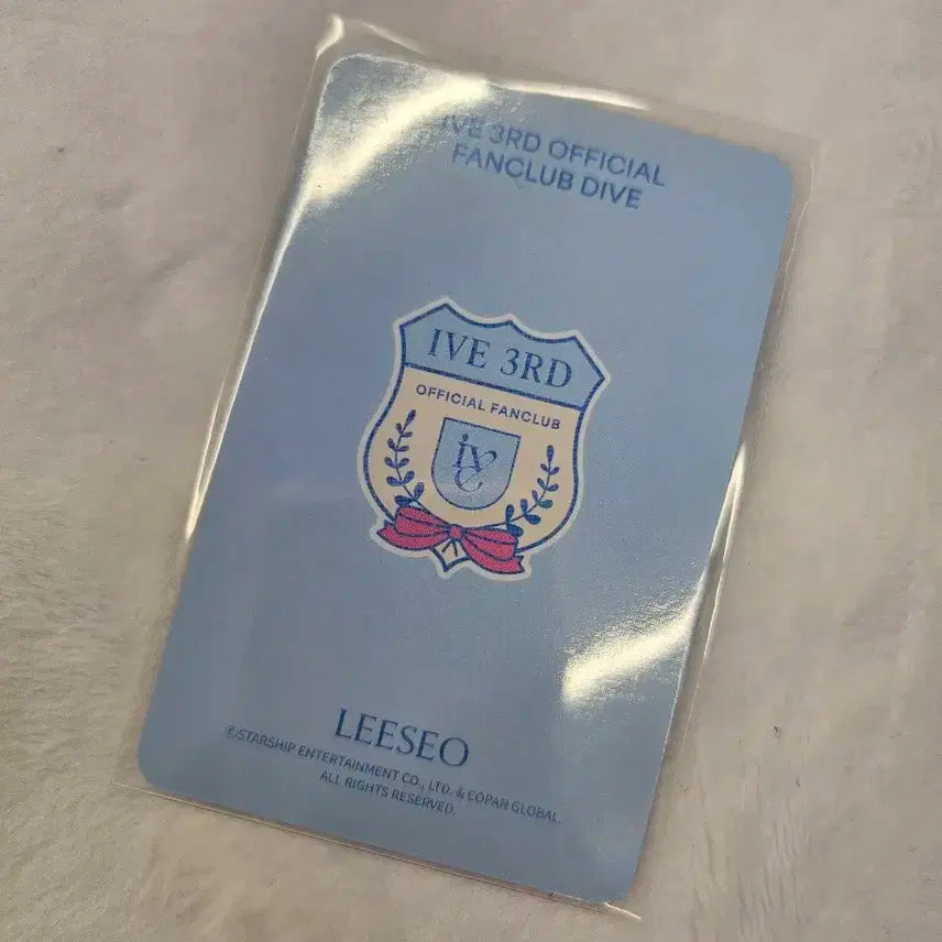 IVE아이브 DIVE다이브 3기 포카 -이서-