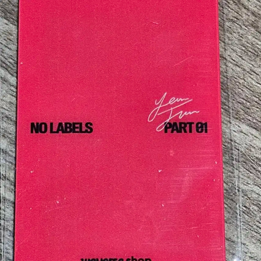 [Weverse 특전] 연준 노라벨스 위버스샵 위버스반 특전 로고카드거울