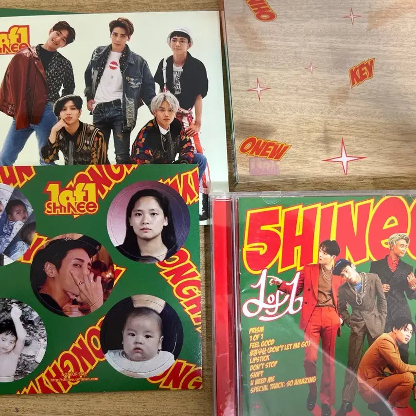 1of1 샤이니 앨범 (종현 딱지 포함)