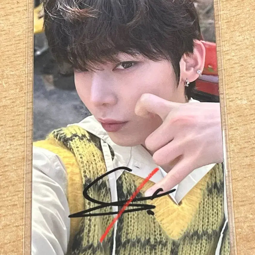 엔하이픈 선우 친필싸인 포토카드 양도