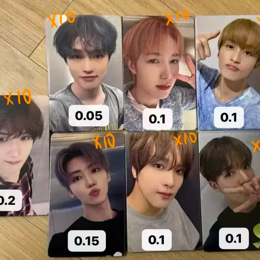 엔시티드림 포카 양도 마크 런쥔 제노 해찬 재민 천러 지성 미공포