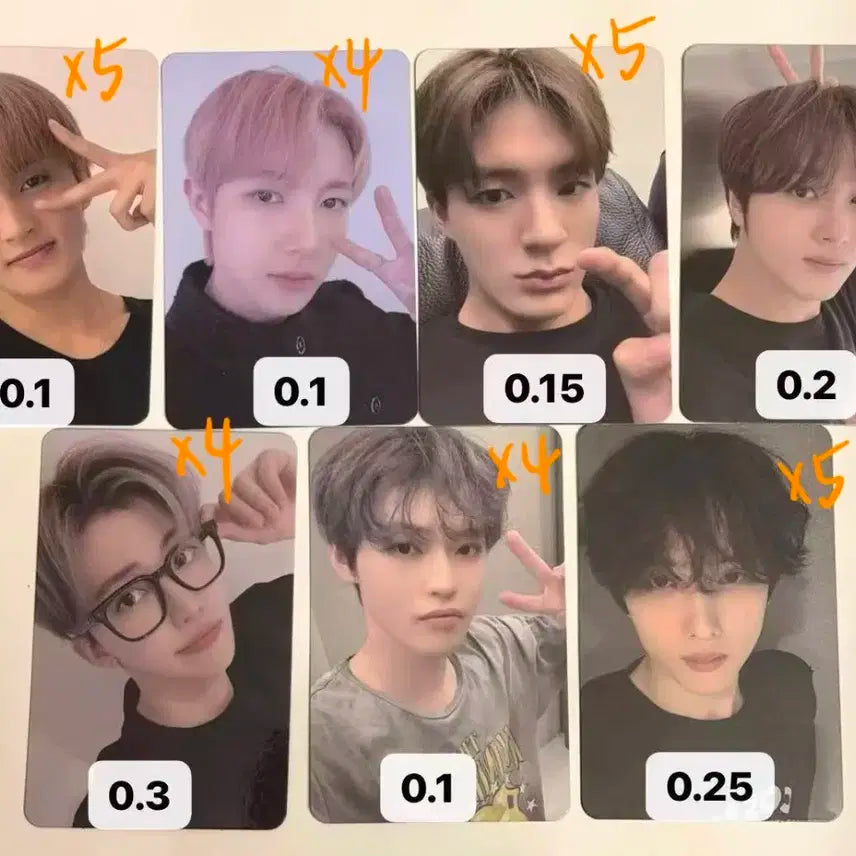 엔시티드림 포카 양도 마크 런쥔 제노 해찬 재민 천러 지성 미공포