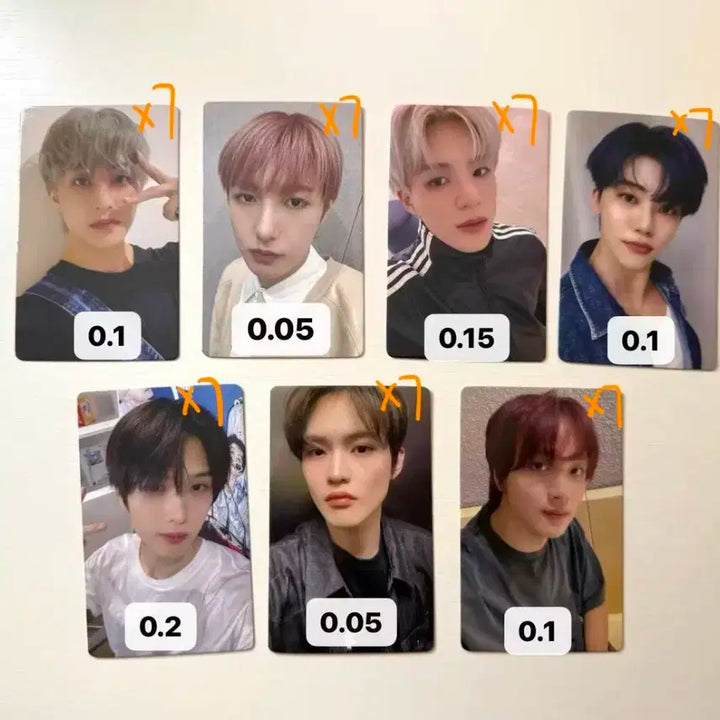 엔시티드림 포카 양도 마크 런쥔 제노 해찬 재민 천러 지성 미공포