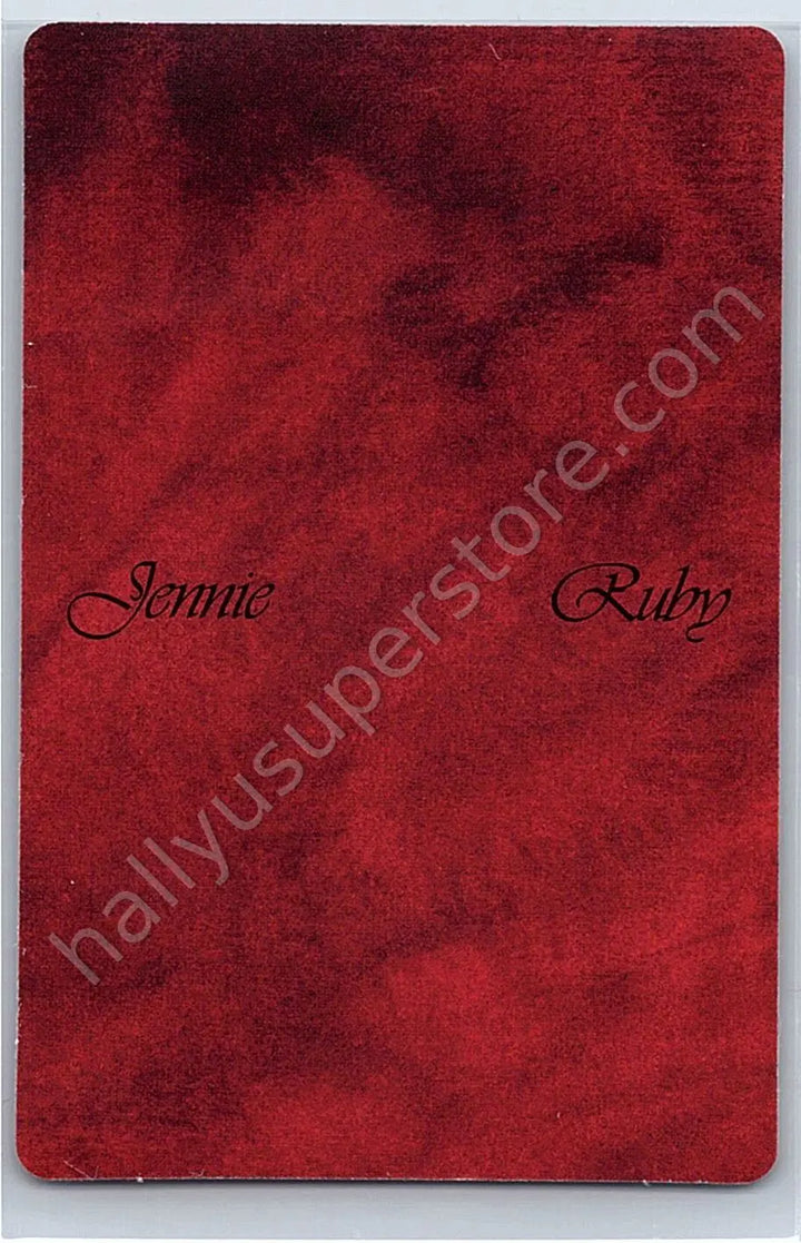 BLACKPINK - Jennie - Ruby (Jennie solo) album photocard jane version solo album