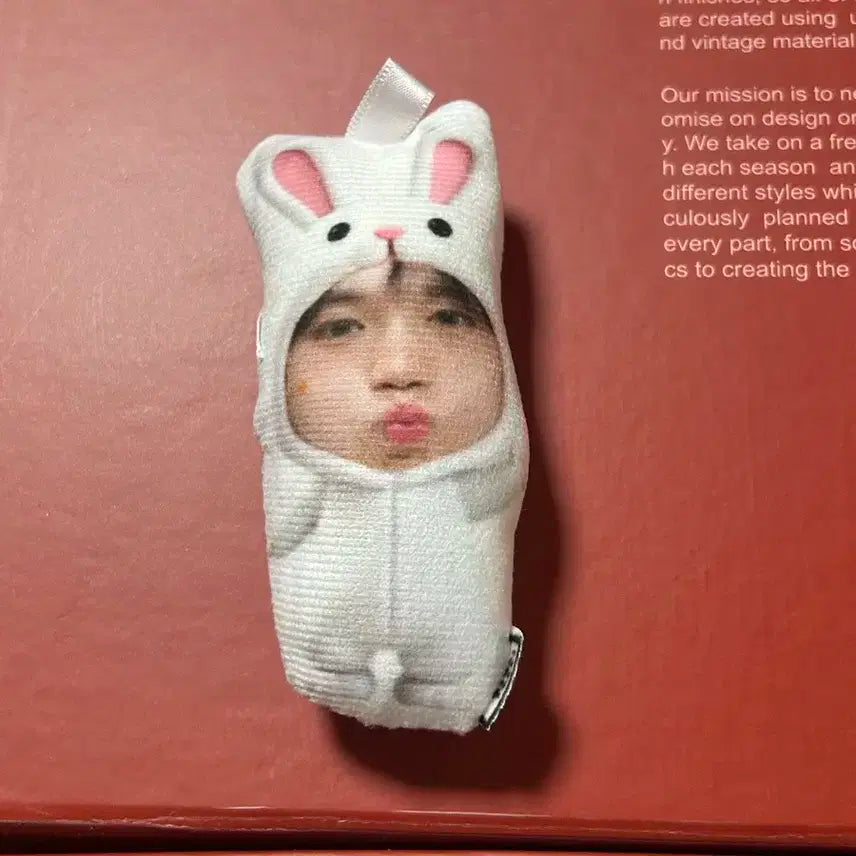 트레저 도영 포토 인형 토끼 도영 미니