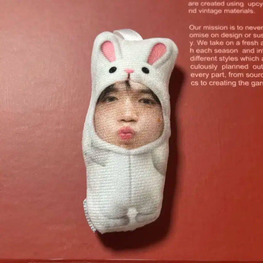 트레저 도영 포토 인형 토끼 도영 미니