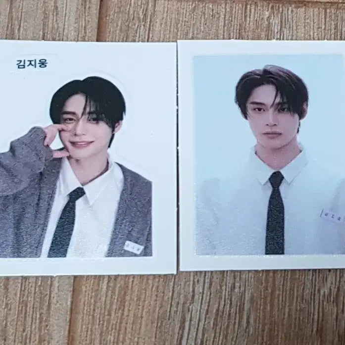 제베원 김지웅 컬러그램 증사 셀카 띠부실