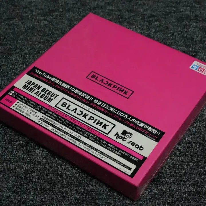 (CD+DVD) 블랙핑크 일본 데뷔 미니앨범 초회한정판