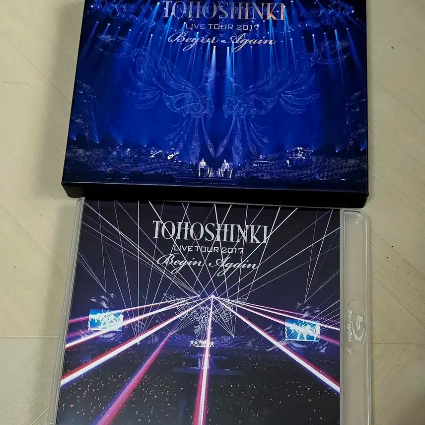 동방신기 블루레이 Begin again 2017 라이브투어