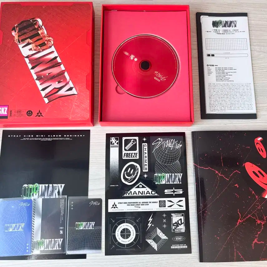 스트레이키즈 Oddinary  매니악 앨범 풀세트