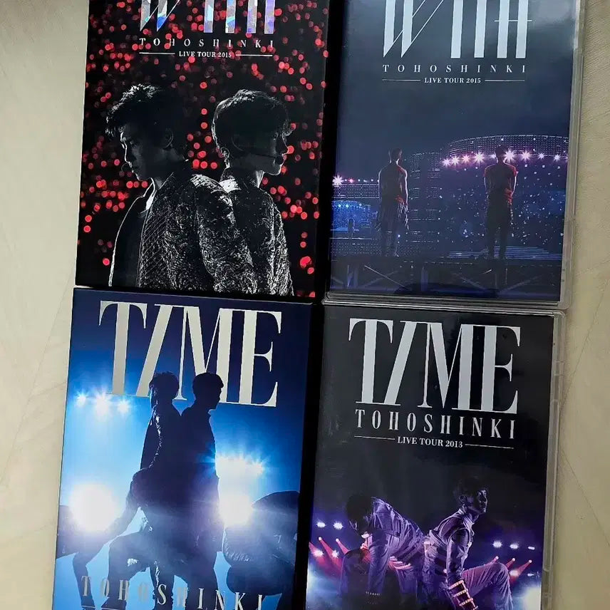 동방신기 라이브투어DVD 2종 Time+With