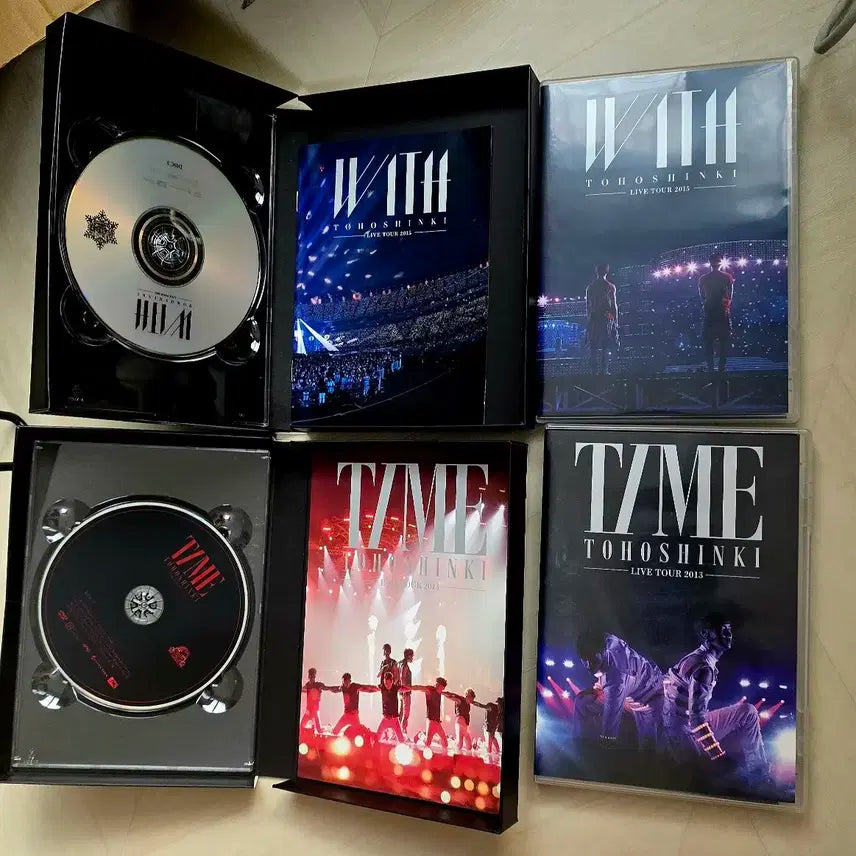 동방신기 라이브투어DVD 2종 Time+With