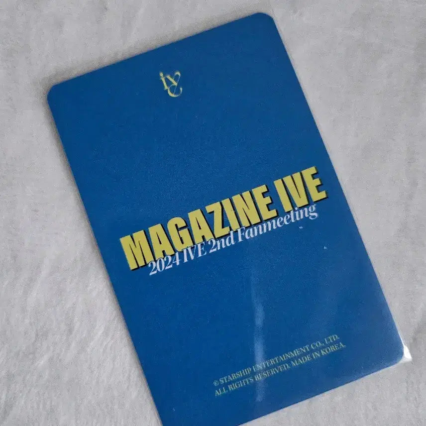 IVE아이브 MAGAZINE매거진 MD 포카 -가을-