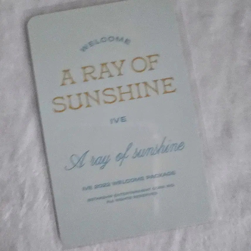 IVE아이브 겨울 시즌그리팅 포카 -가을-