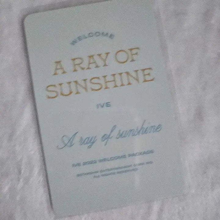 IVE아이브 겨울 시즌그리팅 포카 -가을-