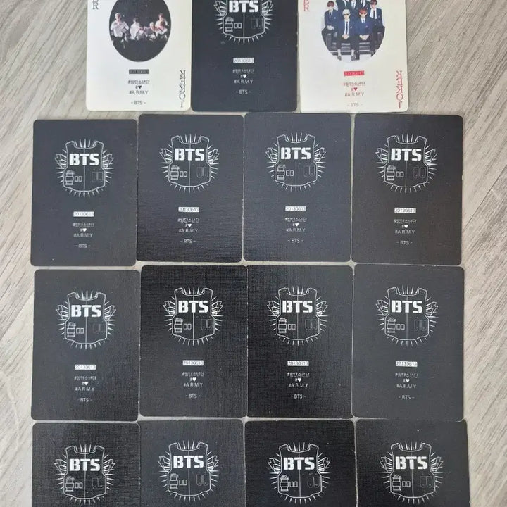 방탄소년단 BTS 멤버 포커 카드 트럼프 카드