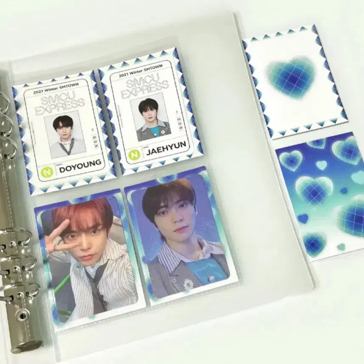 윗치폼 도리님 블루하트 바인더 대지 56장 일괄