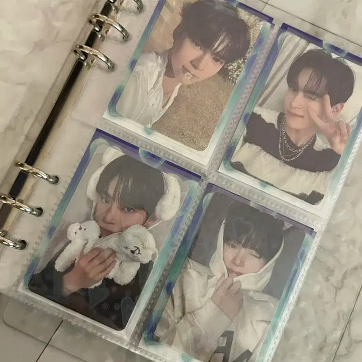 윗치폼 도리님 블루하트 바인더 대지 56장 일괄