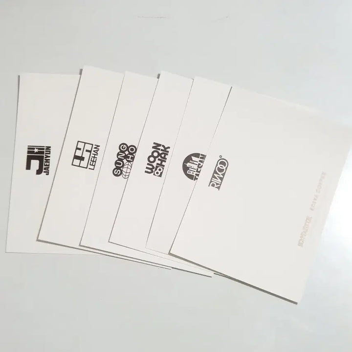 이디야 보넥도 스티커+엽서 6종 세트