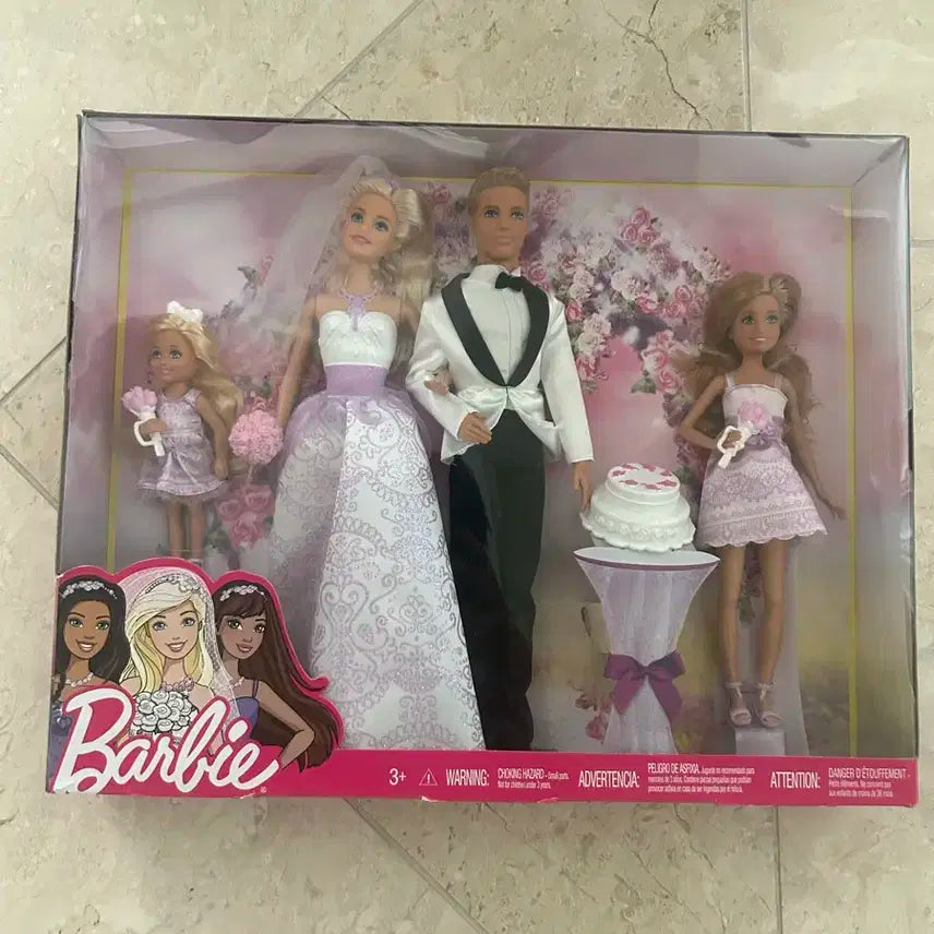 바비 웨딩 패밀리 인형 세트