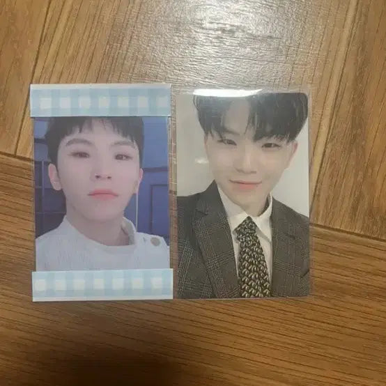 세븐틴 우지 포토카드 2장