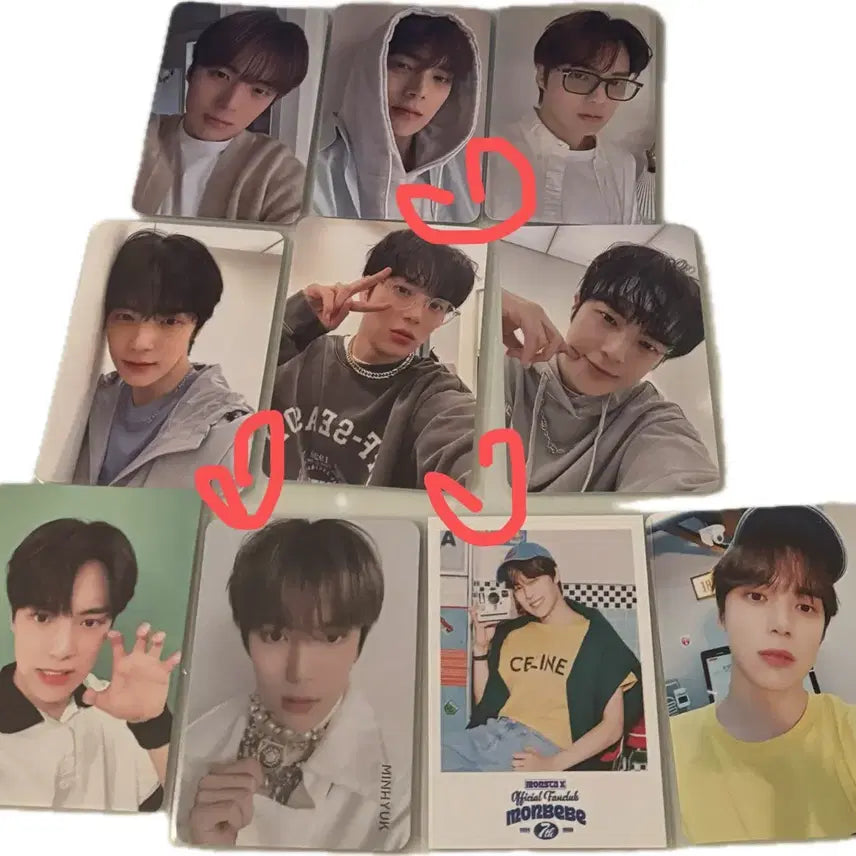 몬스타엑스 민혁 포토카드 일괄판매