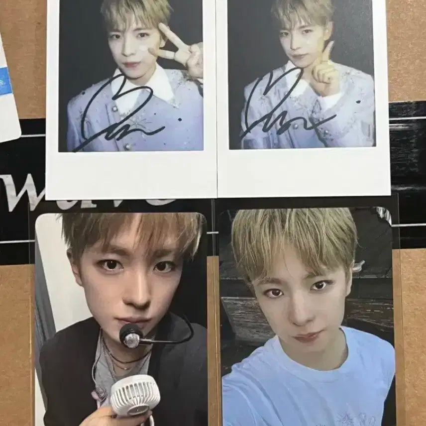 NCTWISH 엔시티위시 유우시 케이팝머치 특전 포카 미공포 세트