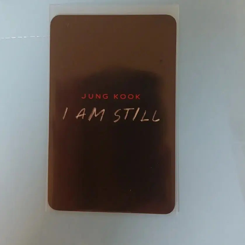 정국 포토카드 I AM STILL
