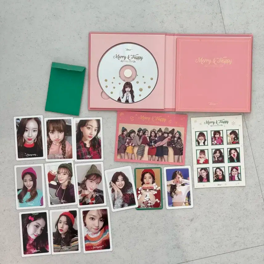 트와이스 1집 메리&해피 Happy.ver