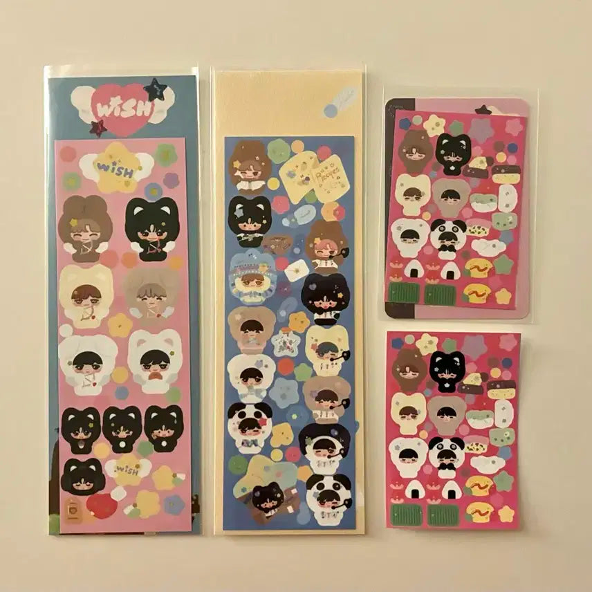 엔시티 위시 다님 스티커 포카