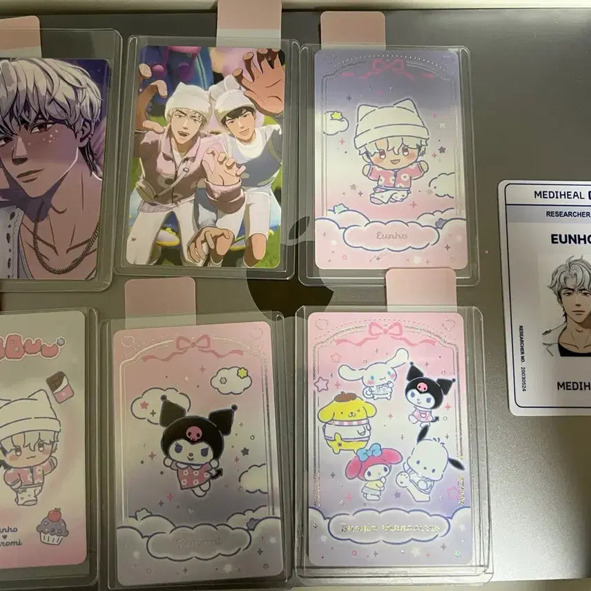 plave 플레이브 플뿌 인형+포카 은호세트 (메디힐 사원증 포함)