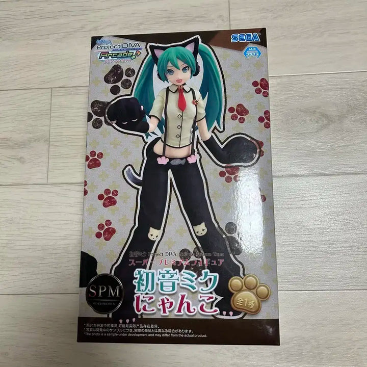 하츠네 미쿠 세가 spm 냥코 프로젝트 디바 피규어