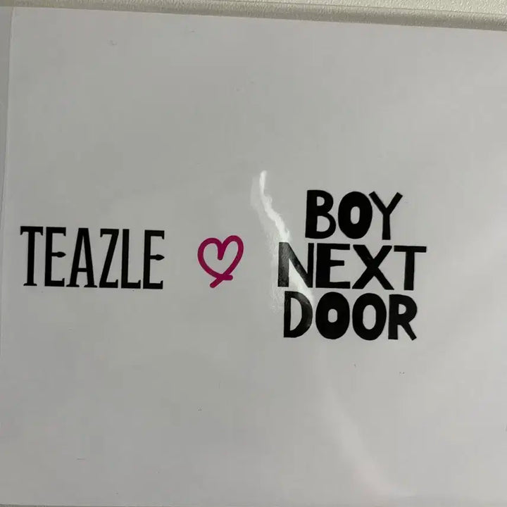 보이넥스트도어 보넥도 Teazle 티즐 포토카드 분철 양도