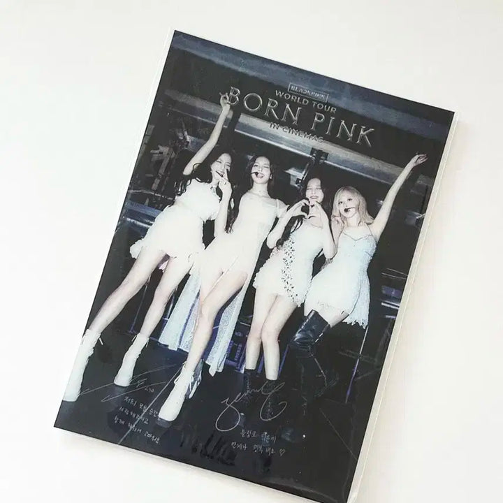 블랙핑크 본핑크 인 시네마 CGV 렌티큘러 포스트카드 특전 블핑시