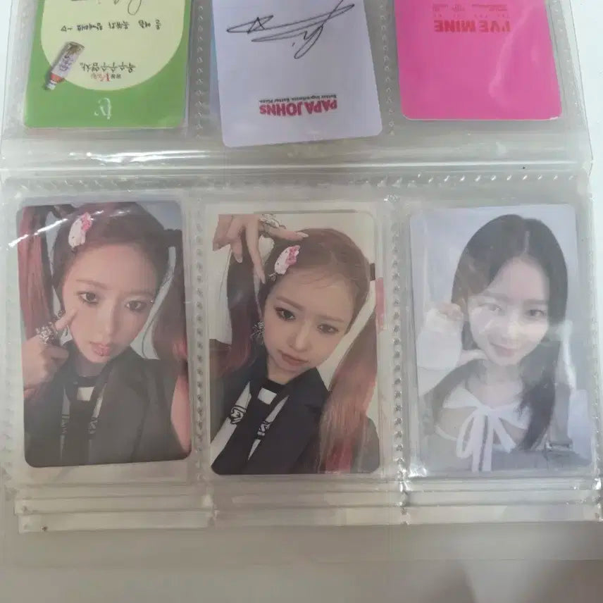 아이브 포카 판매 앨범포카 스스퀘 특전 파파존스