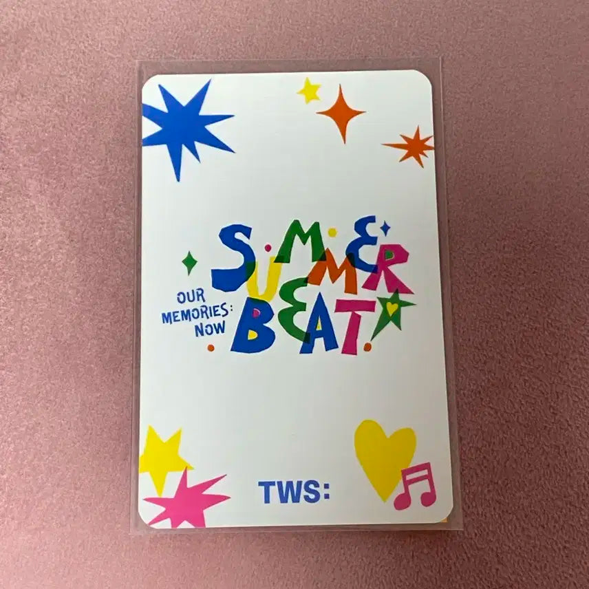 투어스 도훈 뮤플 특전 포카 양도